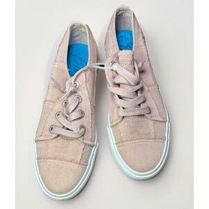 Blowfish Malibu Women's 7.5 Canvas Sneakers Casual Comfort Shoes Mauve Pink